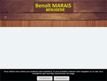 Tablet Screenshot of marais-menuisier.com